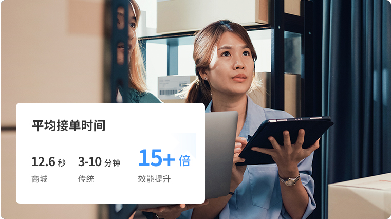 改变传统接单模式，节约人力成本