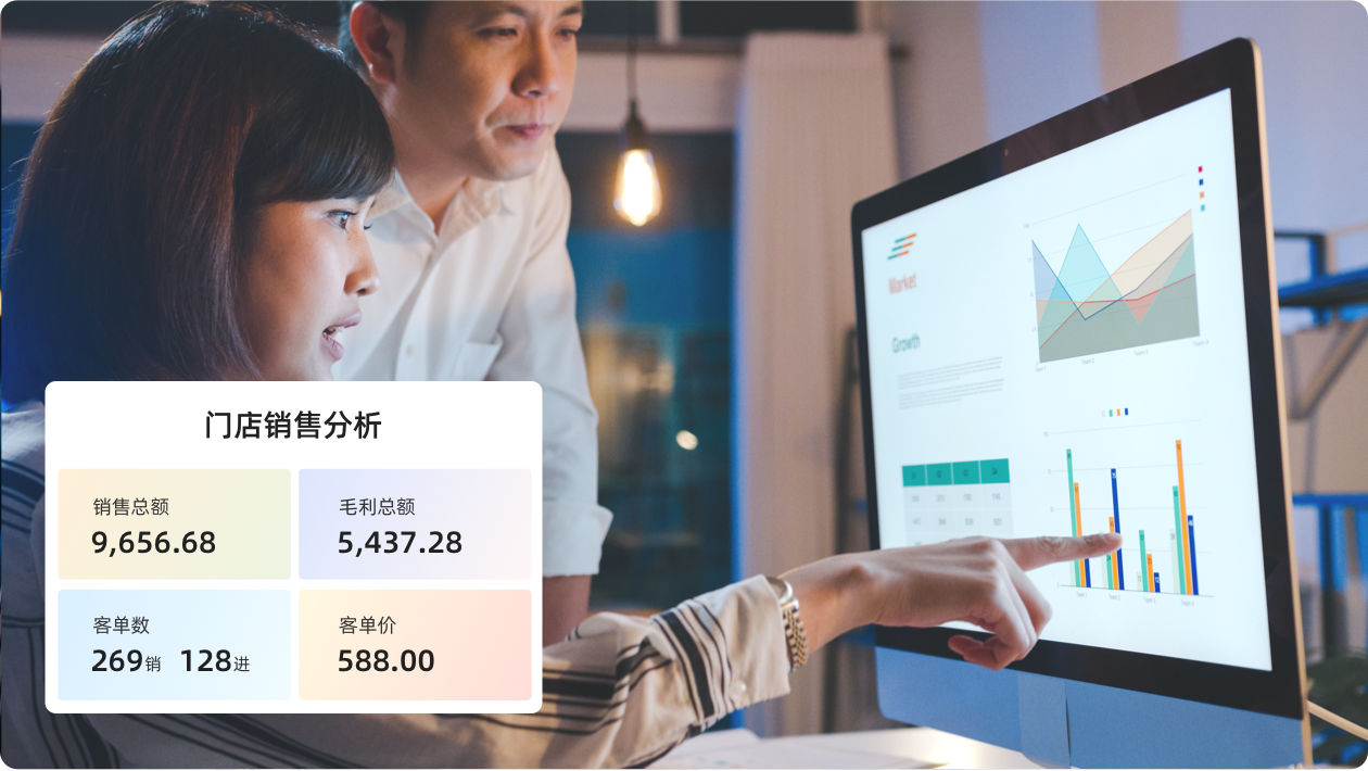 多维分析报表，经营数据反哺管理决策